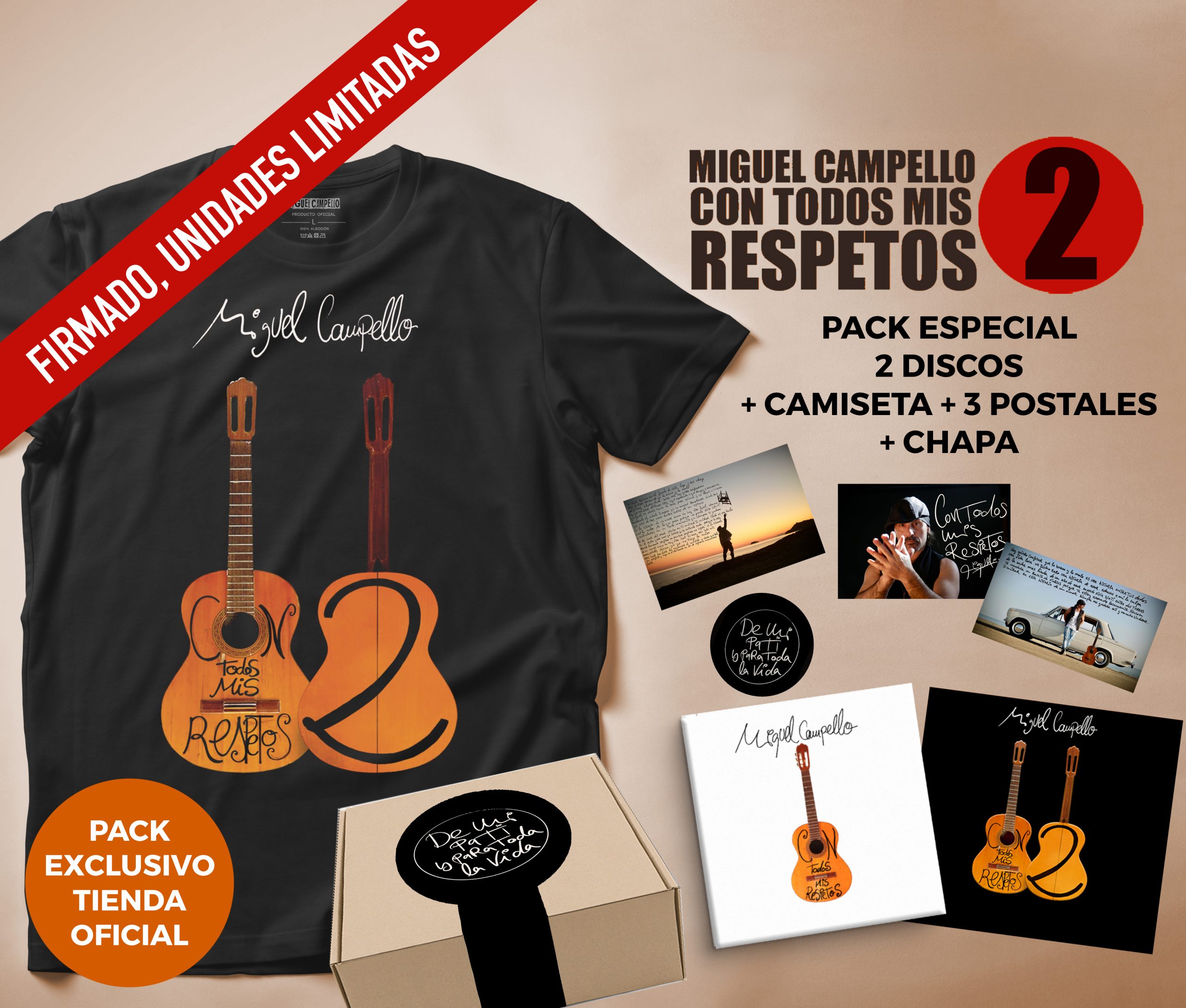 Pack Especial 2 discos "Con todos mis respetos"